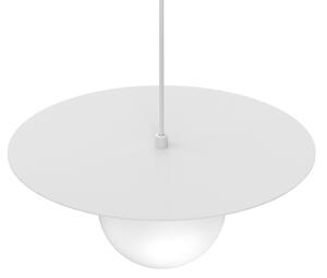 Luster na lanku FLAT 1xE27/15W/230V biela