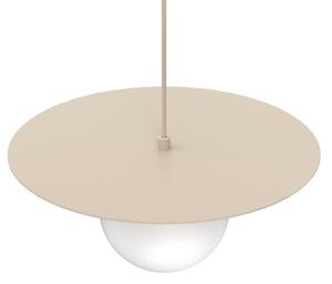 Luster na lanku FLAT 1xE27/15W/230V béžová