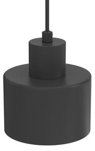 Luster na lanku PARKLA 1xE27/15W/230V čierny