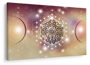 Obraz - Mandala s elementmi (90x60 cm)