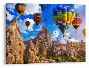 Obraz - Teplovzdušné balóny, Cappadocia, Turkey. (70x50 cm)