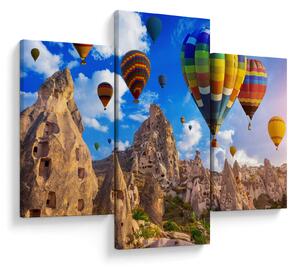 Obraz - Teplovzdušné balóny, Cappadocia, Turkey. (90x60 cm)