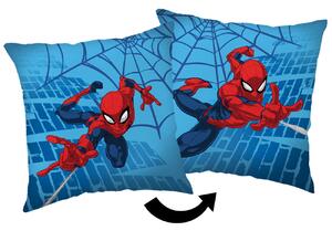 DETSKÝ DEKORAČNÝ VANKÚŠ SPIDERMAN 40X40 CM VZOROVANÁ