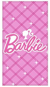 DETSKÝ BAVLNENÝ UTERÁK BARBIE 70X140 CM VZOROVANÁ