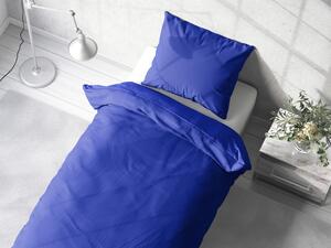 Biante Bavlnené jednofarebné posteľné obliečky Moni MO-019 Tmavo modré Jednolôžko 140x200 a 70x90 cm