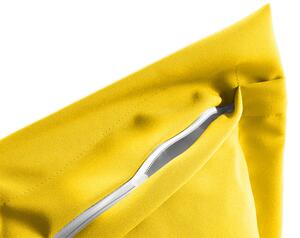 Biante Dekoračná obliečka na vankúš s lemom Rongo RG-029 Sýto žltá 50 x 50 cm
