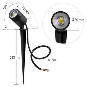 LED Vonkajšie svietidlo LED/7W/85-264V IP67