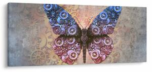 Obraz - Steampunk motýľ (120x50 cm)