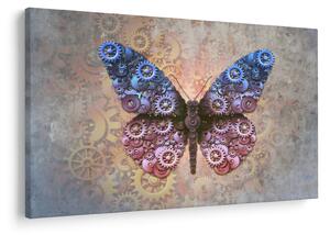 Obraz - Steampunk motýľ (90x60 cm)