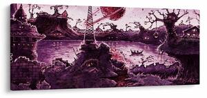 Obraz - Očarovaná dedina (120x50 cm)