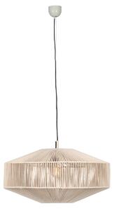 Japandi hanglamp bruin touw 61cm - Svea