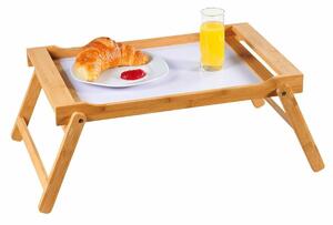 Kesper 77605 Servírovací podnos so sklopnýminožičkami bambus, 54,5 x 33 cm