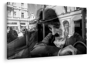 Obraz - Charles Chaplin v Prahe (90x60 cm)