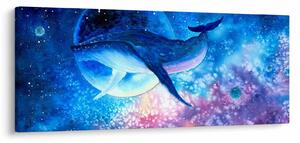 Obraz - Vesmírna veľryba (120x50 cm)