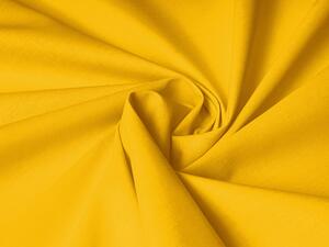 Detské bavlnené posteľné obliečky do postieľky Moni MOD-501 Sýto žlté Do postieľky 90x140 a 50x70 cm