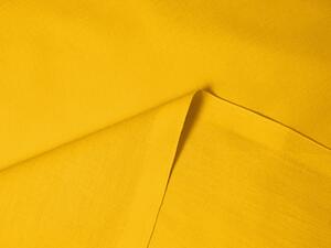 Biante Bavlnené jednofarebné posteľné obliečky Moni MOD-501 Sýto žlté Predĺžené 140x220 a 70x90 cm