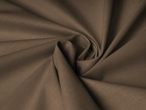 Biante Bavlnené jednofarebné posteľné obliečky Moni MOD-513 Hnedá khaki Predĺžené 140x220 a 70x90 cm