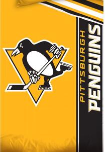 TipTrade Bavlnené obliečky 140x200 + 70x90 cm - NHL Pittsburgh Penguins Belt