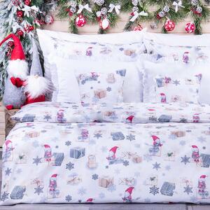 Vianočná posteľná obliečka Dievčatko 140x200/70x90 cm