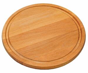 Kesper 85442 Servírovacia doska buk, priemer 25 cm