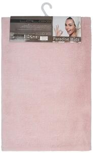 Plyšová kúpeľňová predložka rúžovej farby - Malá