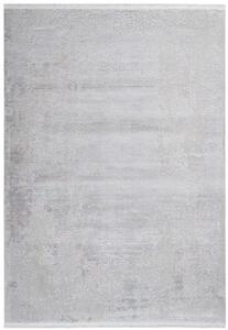 Strieborný koberec Planina - Pierre Cardin - 160 x 230 cm, Tkaný, interiérový, bytový, kusový, obdĺžnikový koberec, z akrylu, s krátkym vlasom, jednofarebný, minimalistický štýl