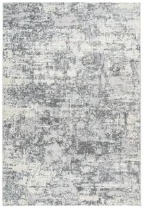 Abstraktný koberec Paríž v striebornej farbe - Pierre Cardin - 80 x 150 cm , Tkaný, interiérový, bytový, kusový, obdĺžnikový koberec, z polypropylénu a polyesteru, s krátkym vlasom, so vzorom, abstraktný štýl