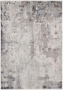 Zemitý koberec Vella s abstraktným motívom - 140 x 190 cm , Tkaný, interiérový, bytový, kusový, obdĺžnikový koberec, polypropylénu, s krátkym vlasom