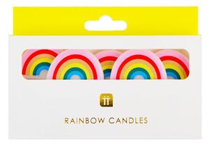Tortové sviečky Rainbow Brights 5 ks
