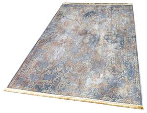 Prateľný koberec so zlatým orientálnym motívom - M 160 x 230 cm