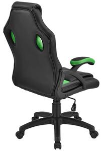 Kancelárska stolička Montreal – čierno/zelená
