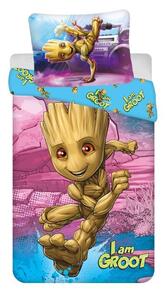 JERRY FABRICS Obliečky Groot I am Groot Bavlna, 140/200, 70/90 cm