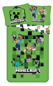 JERRY FABRICS MICRO Obliečky Minecraft Out of the Box Mikrovlákno, 140/200, 70/90 cm