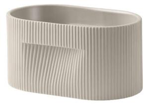 Muuto Kvetináč Ridge Planter H13, beige