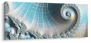 Obraz texturovanej špirály (120x50 cm)