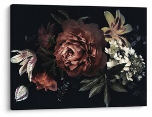 Obraz - Temné kvety (70x50 cm)