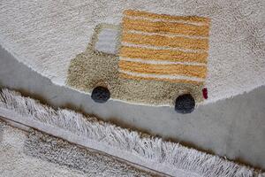 MUZZA Prateľný koberec s autíčkami wheelo farebný