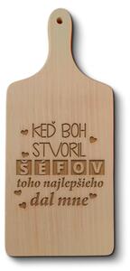 Sablio Doštička na krájanie Keď Boh stvoril šéfov