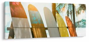 Obraz - Surfovacie dosky (120x50 cm)