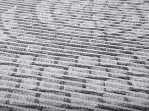 Kúpeľňová penová rohož / predložka PRO-014 Sivá mozaika - metráž šírka 65 cm