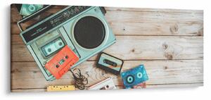 Obraz - Retro rádio (120x50 cm)