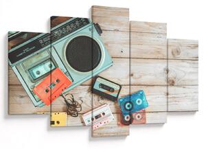Obraz - Retro rádio (150x105 cm)