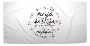 Sablio Uterák Moja babička je tá zo všetkých najlepšia - 30x50 cm
