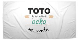 Sablio Uterák Toto je ten najlepší ocko na svete - 30x50 cm