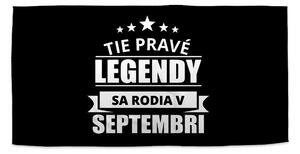 Sablio Uterák Tie pravé legendy sa rodia v septembri - 30x50 cm