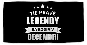 Sablio Uterák Tie pravé legendy sa rodia v decembri - 30x50 cm