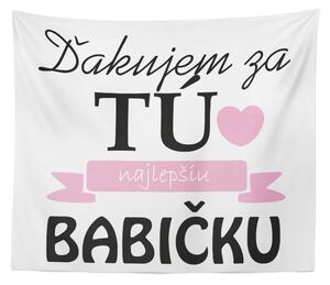 Sablio Deka Ďakujem za tú najlepšiu babičku: 150x120 cm