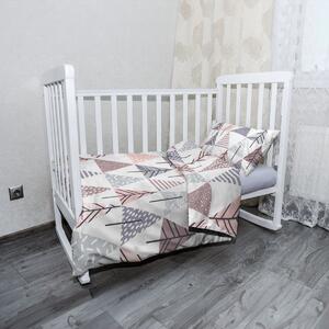 Sablio Mikroplyšové detské obliečky do postieľky Farebné stromčeky - 120x90 / 40x60