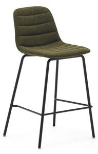 MUZZA Barová stolička luzinda 65 cm zelená