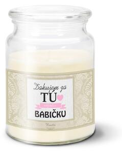 Sablio Sviečka Ďakujem za tú najlepšiu babičku - 500 g